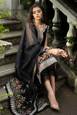 Sobia Nazir Dhanak 3PC Embroidered AZ - 0133