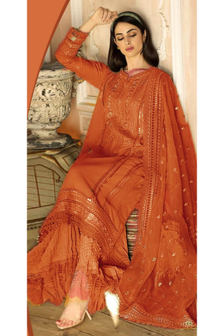 Sobia Nazir Dhanak 3PC Embroidered AZ - 0139