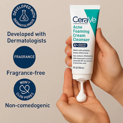 CeraVe 4-in-1 Skincare Kit: Cream, Sunblock, Cleanser & Serum Your Complete Skincare Solution