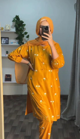 Daisy Delight (Stitched 2 Piece)