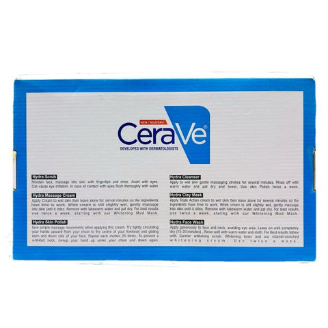 CeraVe Moisturizing Facial Kit – 6-Step Hydrating Skincare Set